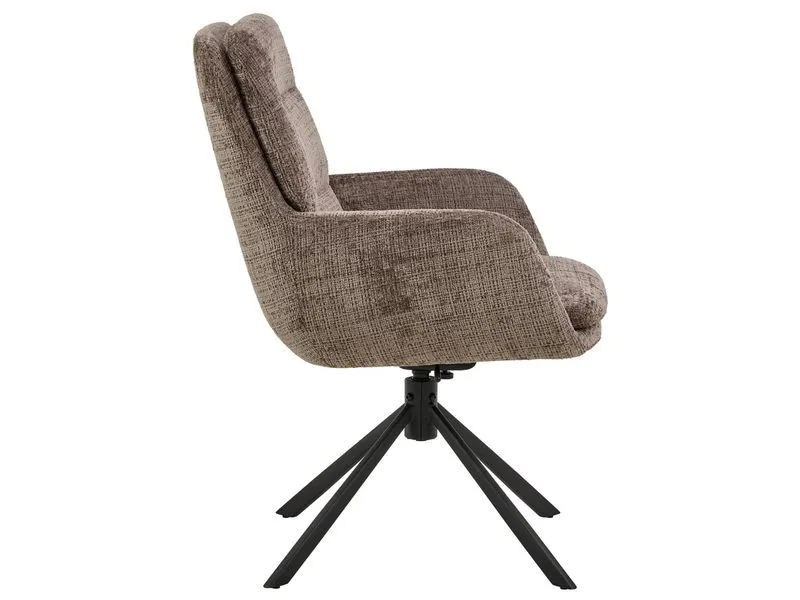 AC Design Stuhl Edgar Braun/Schwarz, 2 Stück