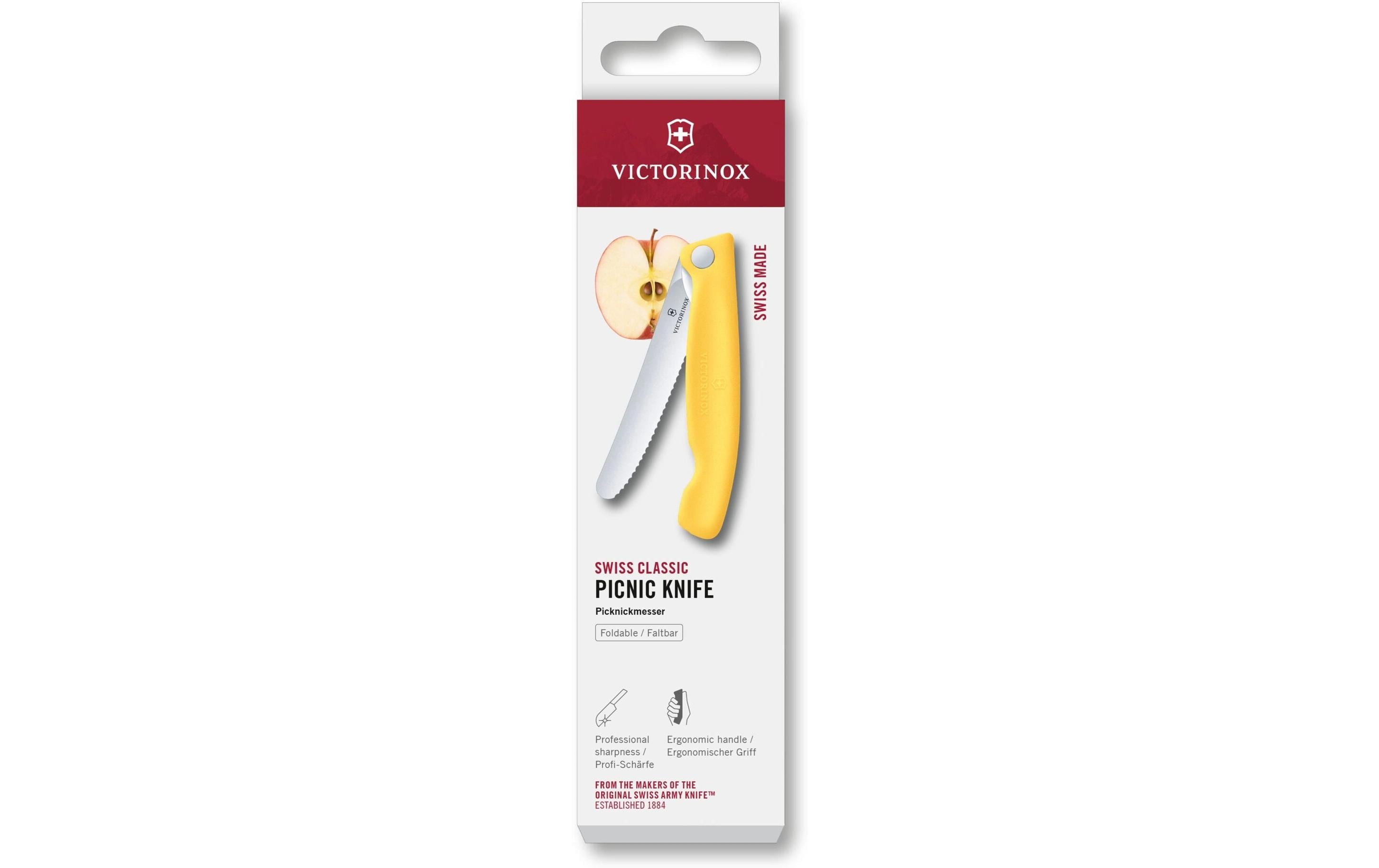 Victorinox Picknickmesser Swiss Classic, 11 cm, Gelb