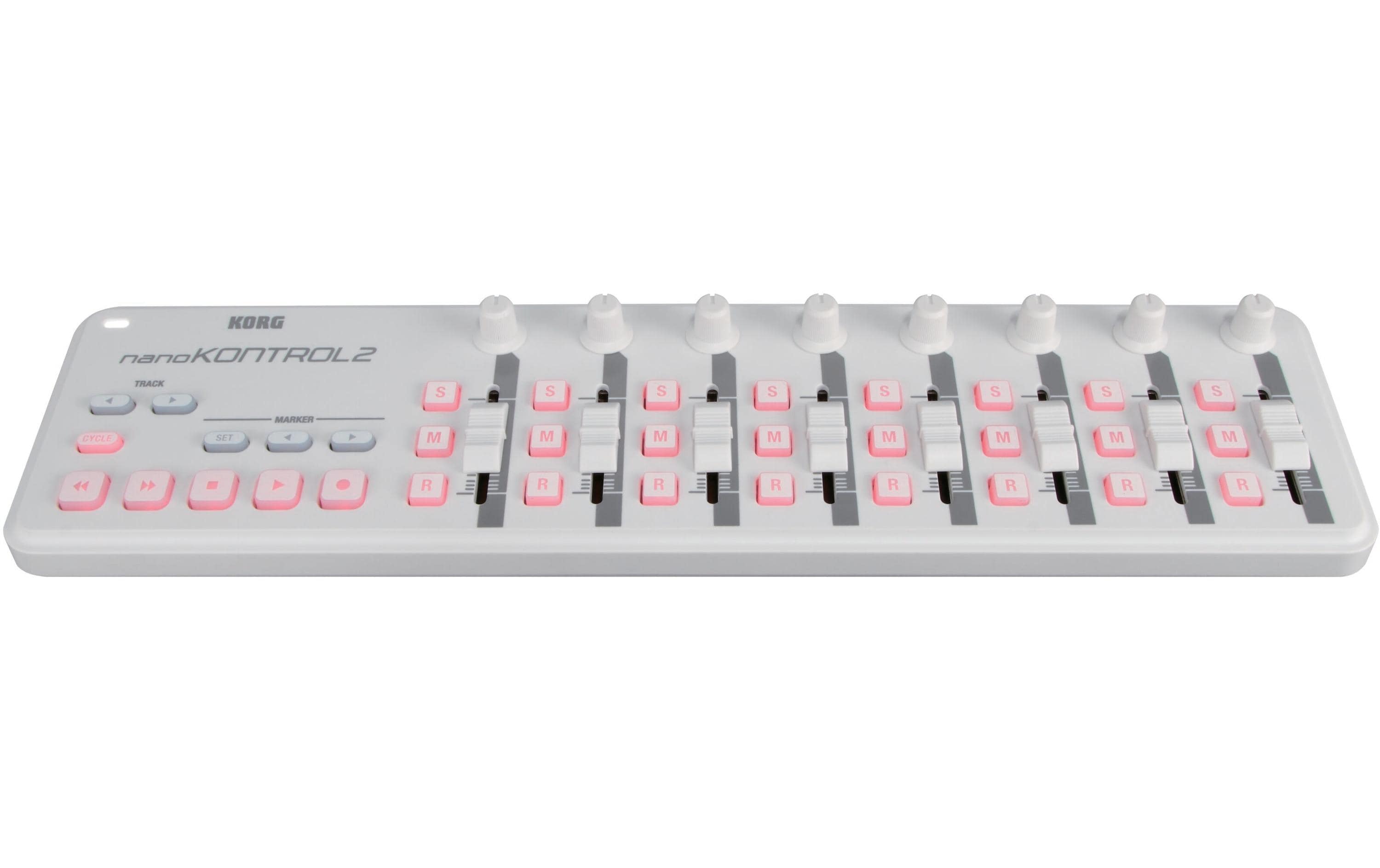 Korg Fader-Controller nanoKONTROL 2 – 8 Fader, Weiss