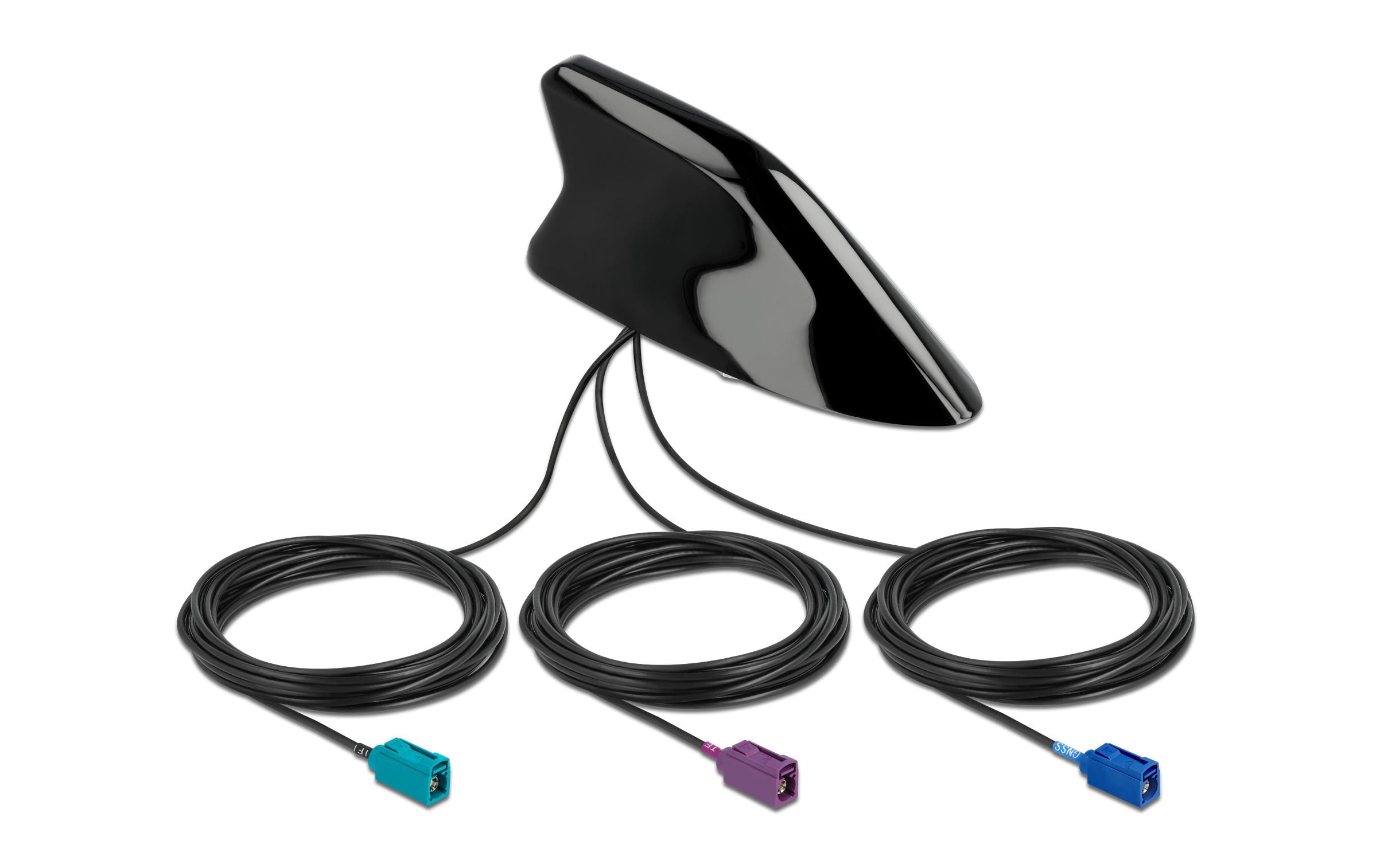 Delock LTE/WLAN/GPS-Antenne Shark Fin FAKRA C/D/Z 3.5 dBi Delock LTE/WLAN/GPS-Antenne Shark Fin FAKRA C/D/Z 3.5 dBi