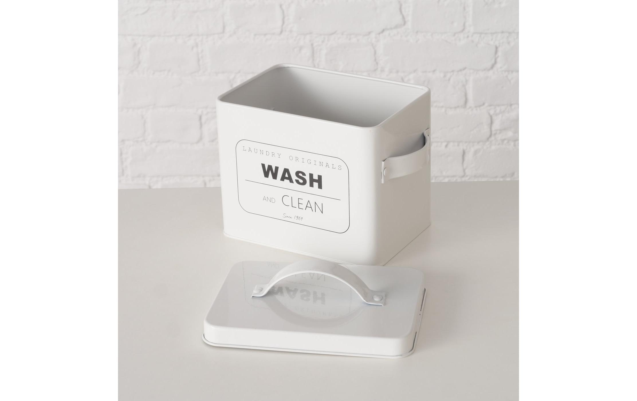 Boltze Waschmittelbox Domestico 4 l, Weiss