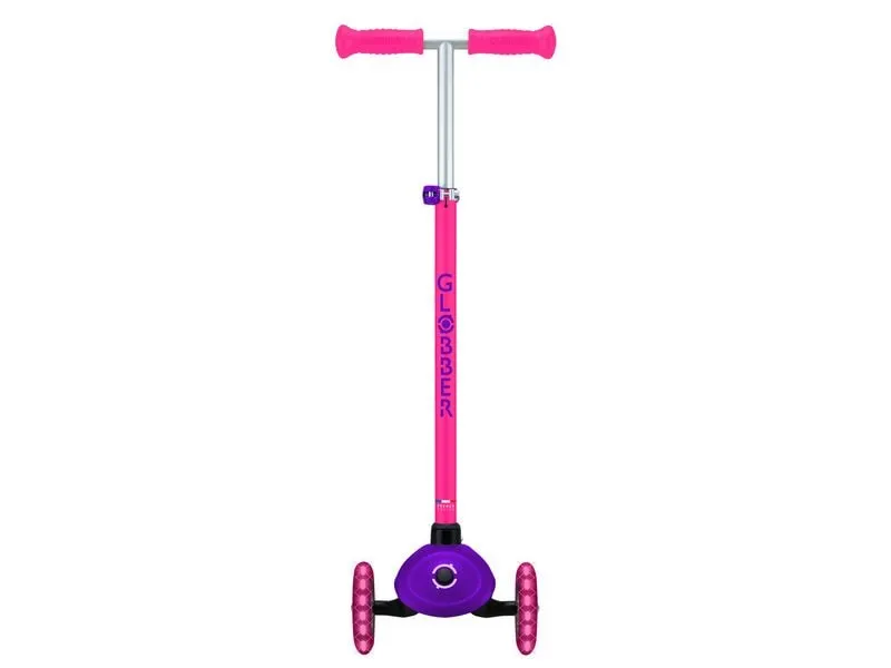 GLOBBER Primo Child Scooter mehr Lights Neonrosa