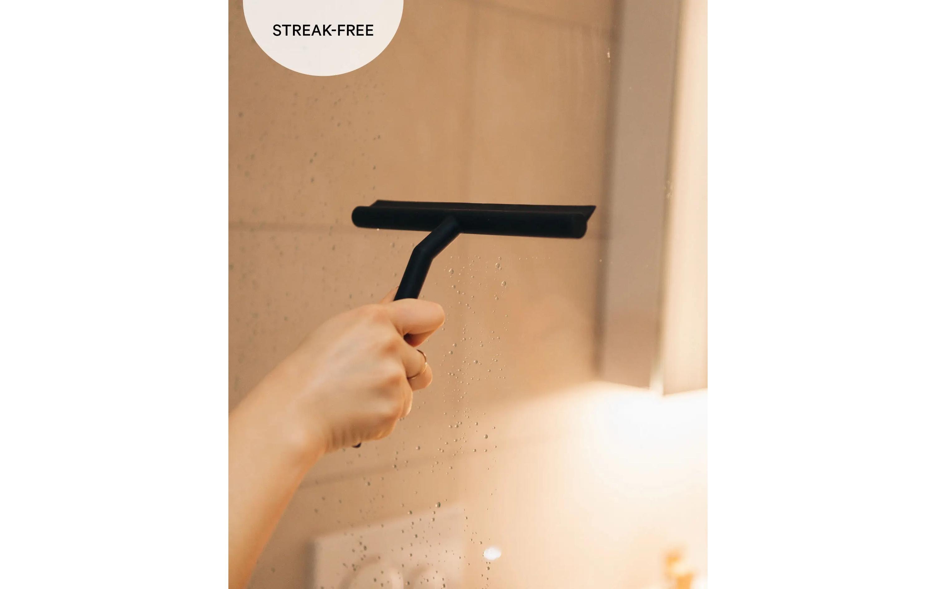 Esmée Silikon Duschabzieher Schwarz