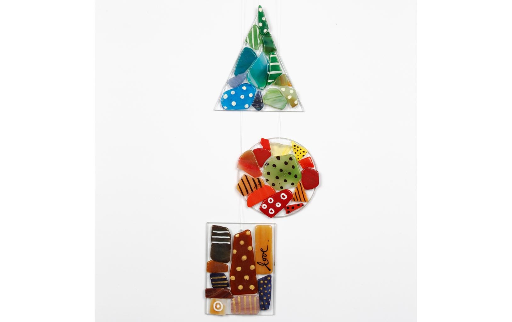 Creativ Company Glasplatte 8 x 9 cm, 10 Stück