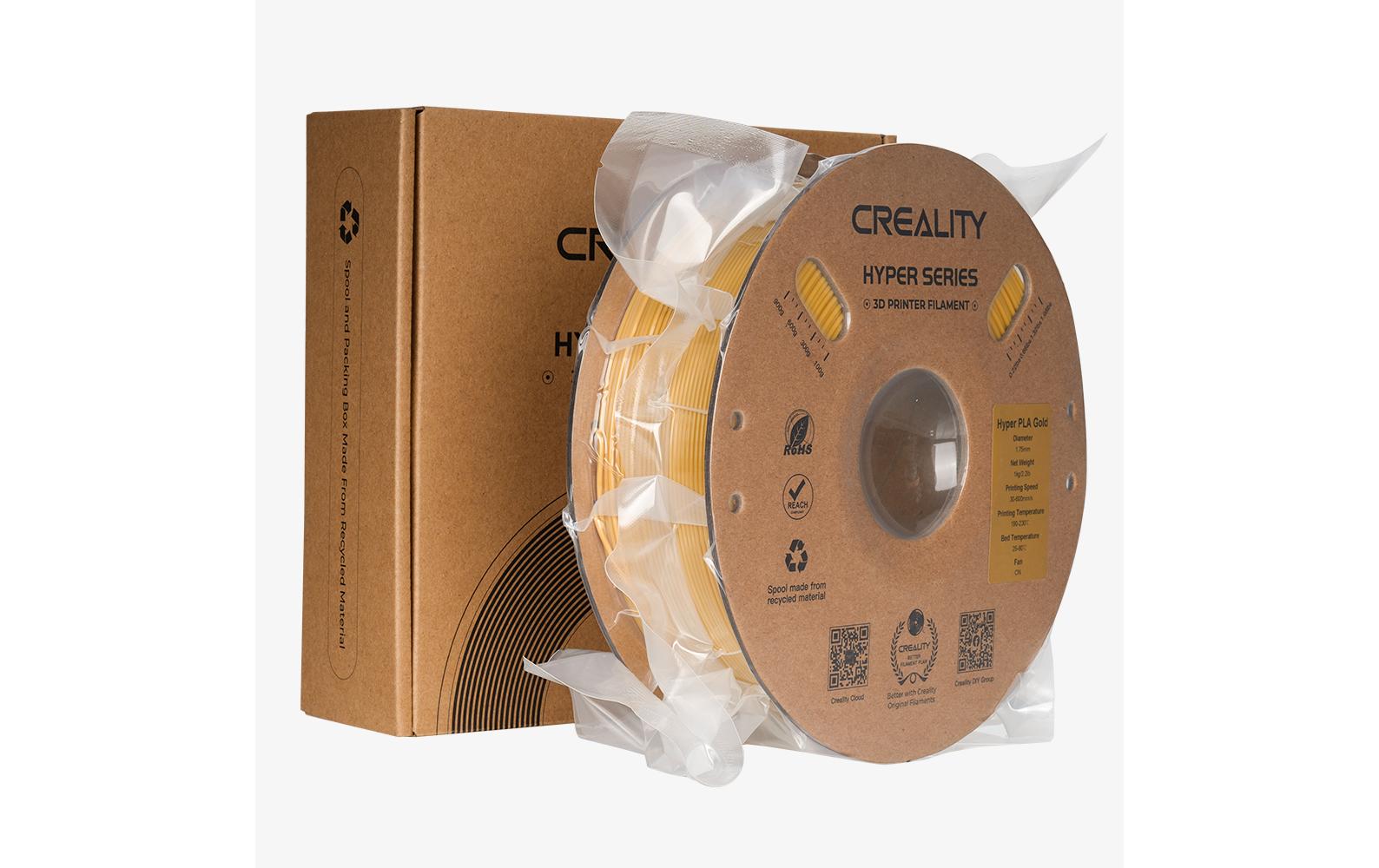 Creality Filament PLA Hyper, Gold, 1.75 mm, 1 kg
