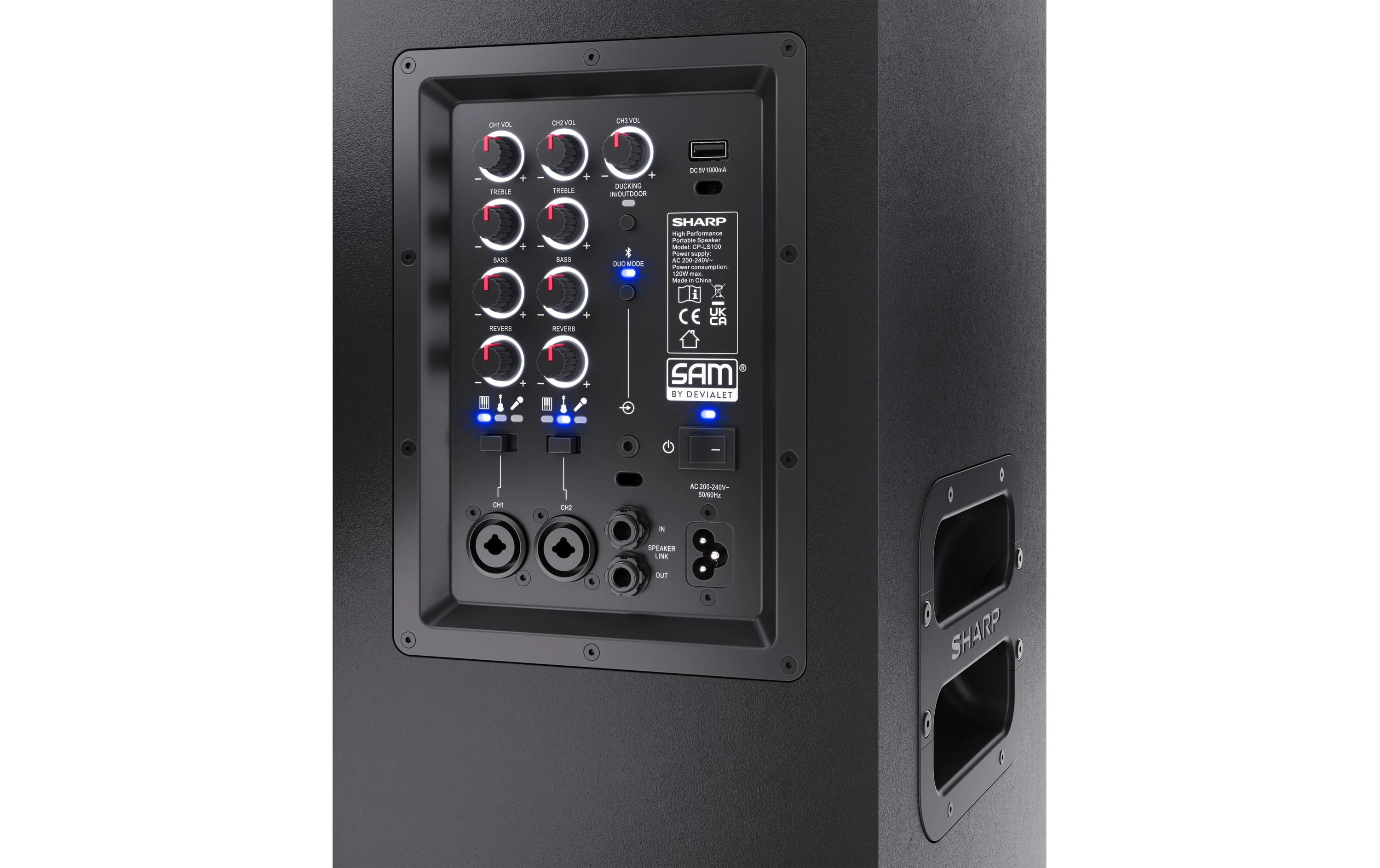 Sharp Bluetooth Speaker CPLS100 10h Akku