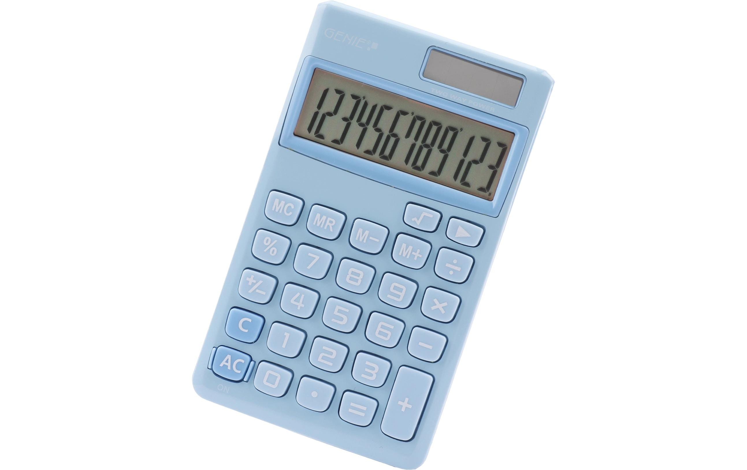 Genie Taschenrechner 212B Blau
