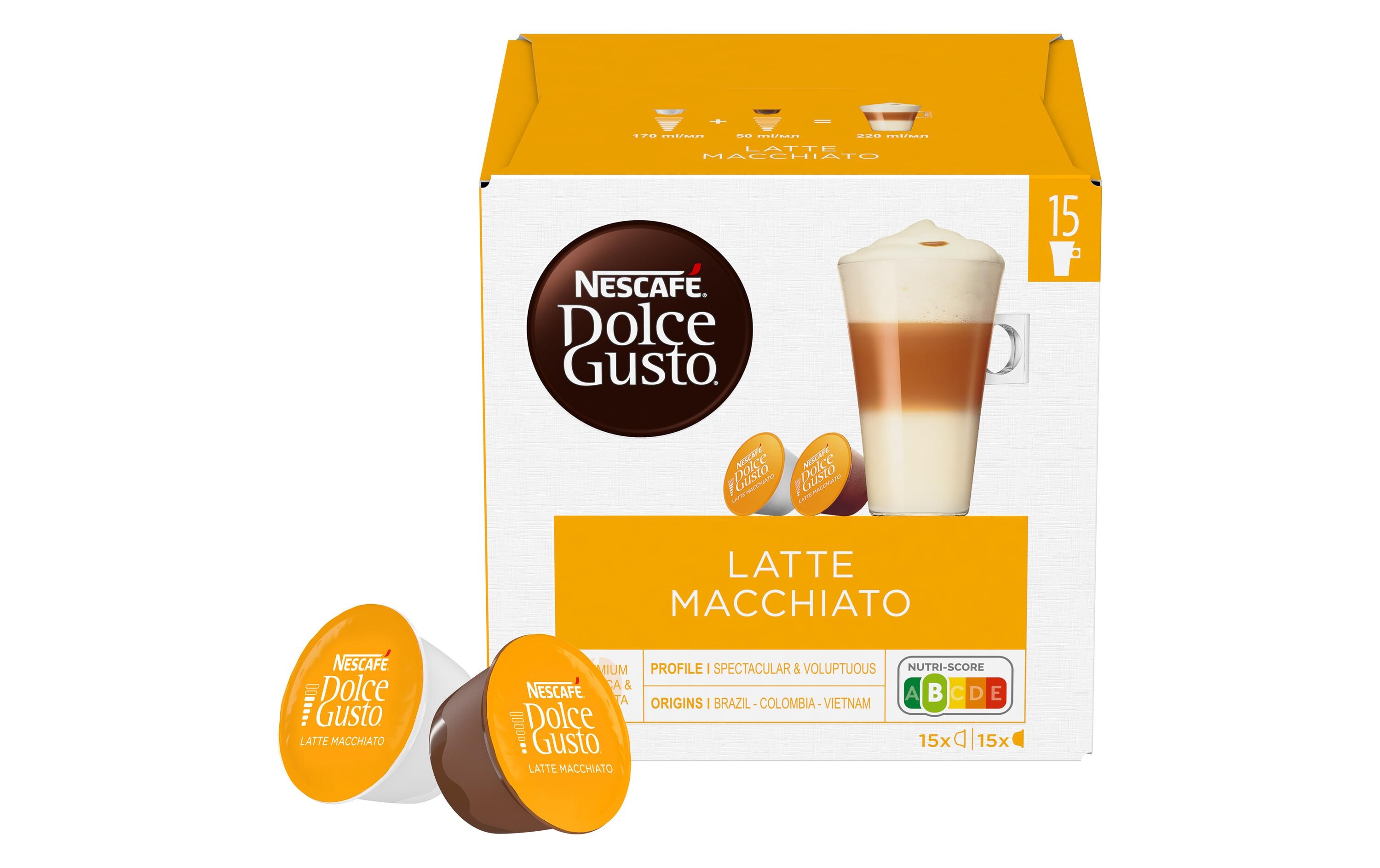 Nescafé Kaffeekapseln Dolce Gusto Latte Macchiato 15 Portionen