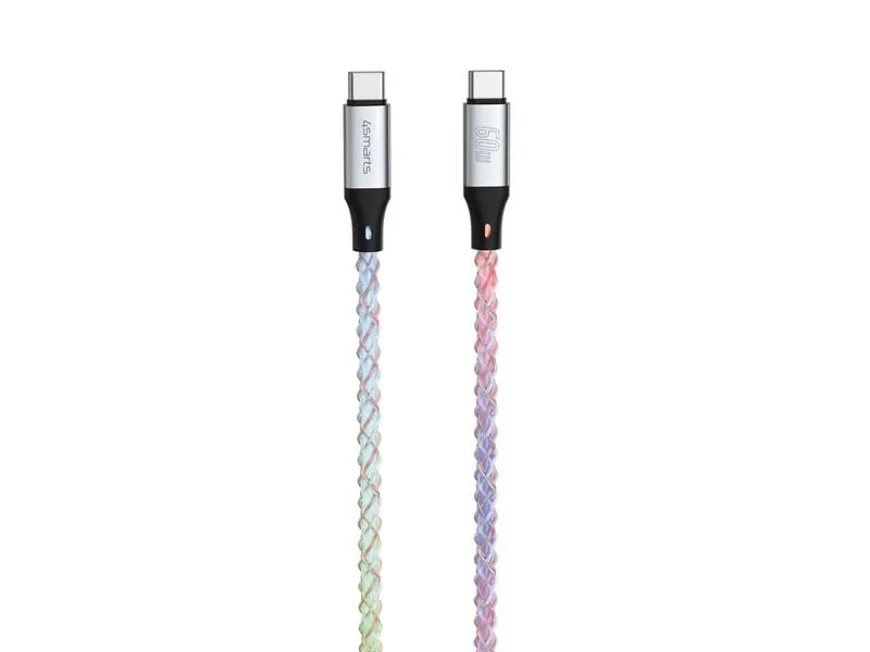 4smarts USB 2.0-Kabel USB-C RGBCord 60W USB C - USB C 1.5 m 4smarts USB 2.0-Kabel USB-C RGBCord 60W USB C - USB C 1.5 m