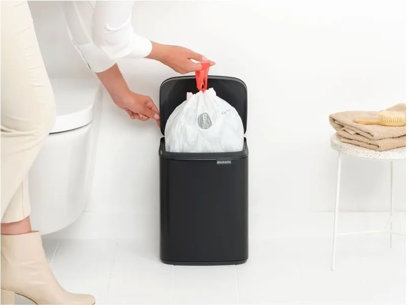 Brabantia Kosmetikeimer Bo Waste Bin 7 l, Schwarz matt