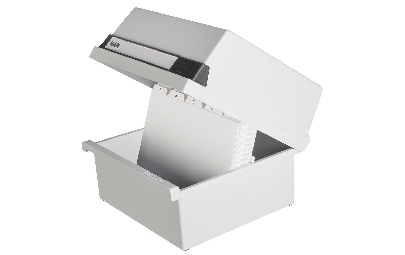 HAN Karteibox A5 Quer, 800 Karten, Grau HAN Karteibox A5 Quer, 800 Karten, Grau