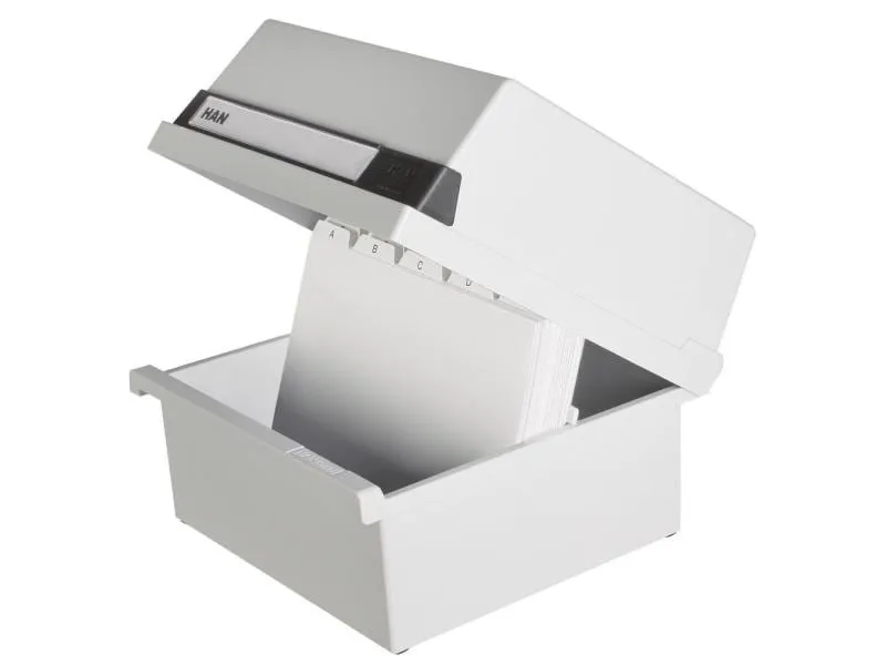HAN Karteibox A5 Quer, 800 Karten, Grau HAN Karteibox A5 Quer, 800 Karten, Grau