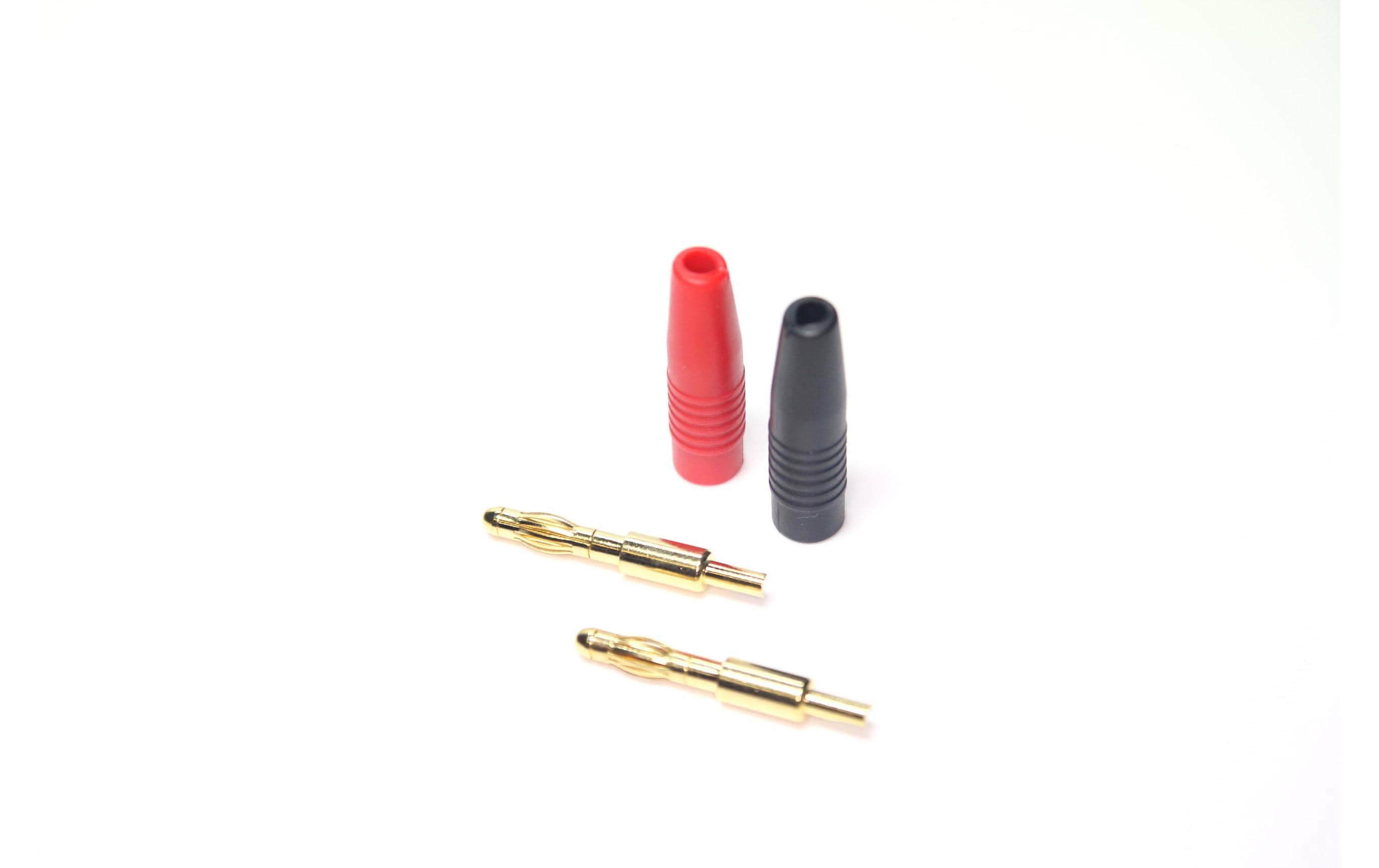 EP Stecker 4 mm Bananen, Gold 2 Stück