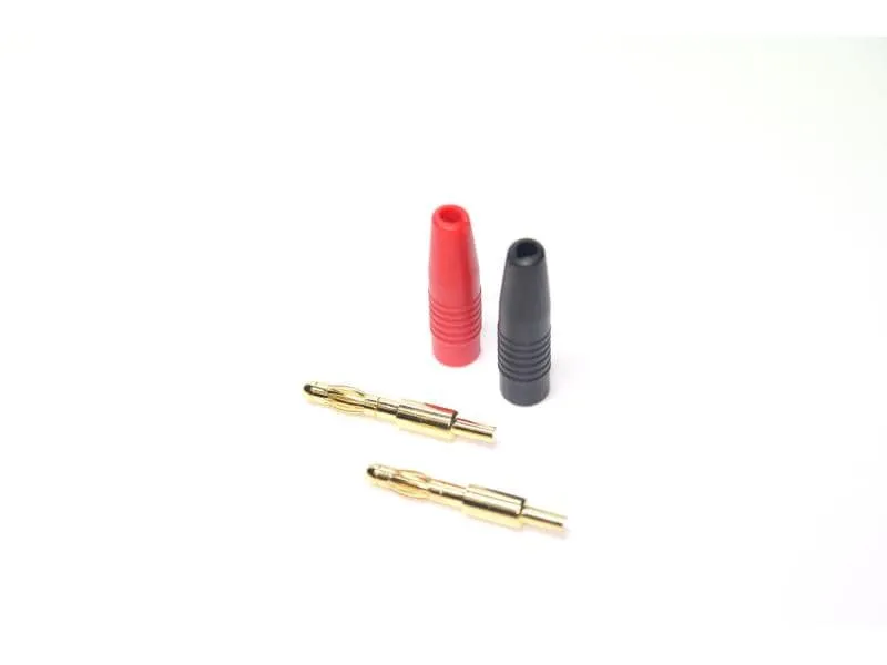 EP Stecker 4 mm Bananen, Gold 2 Stück EP Stecker 4 mm Bananen, Gold 2 Stück
