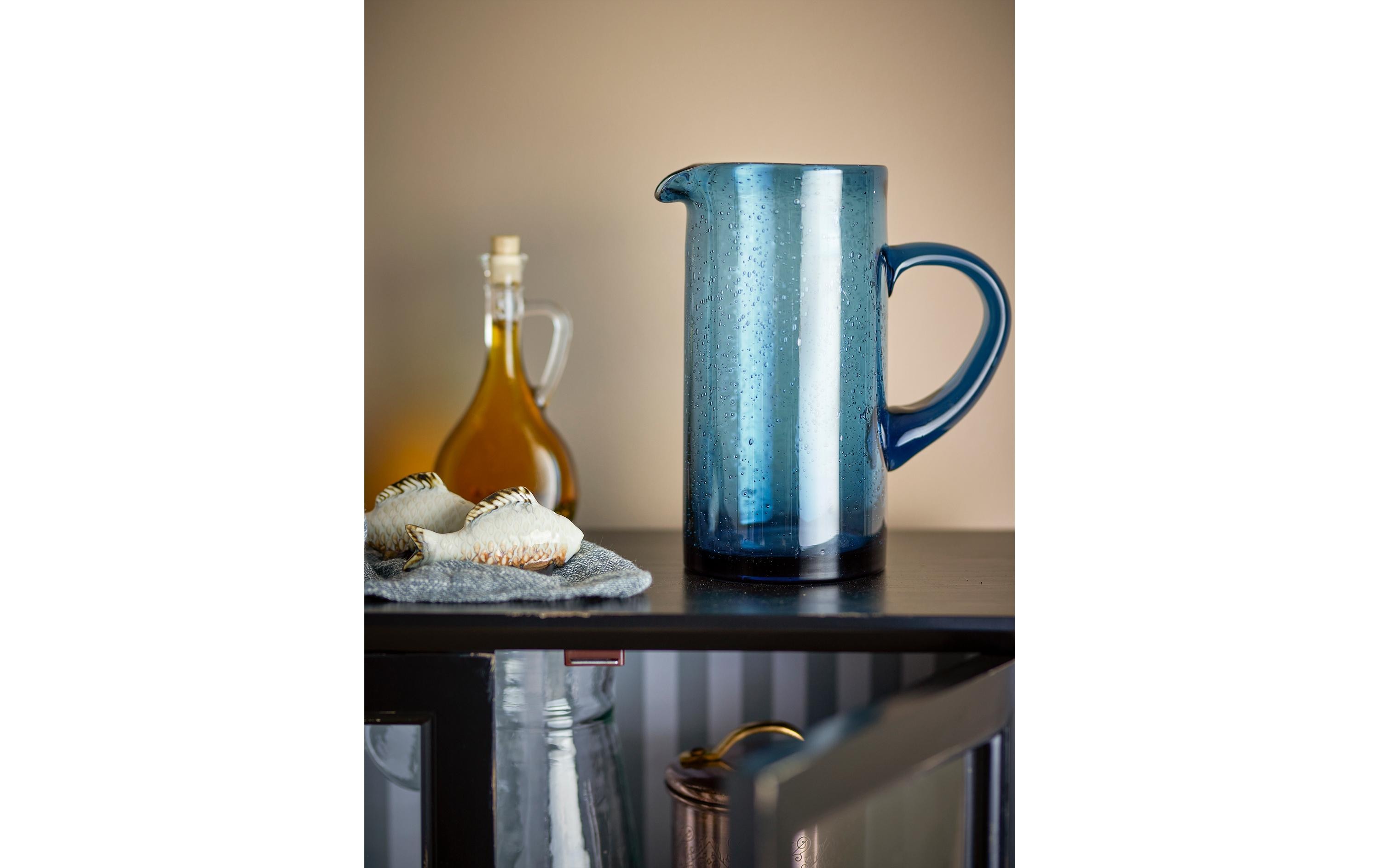 Bloomingville Krug Tabby 1.1 l, Blau