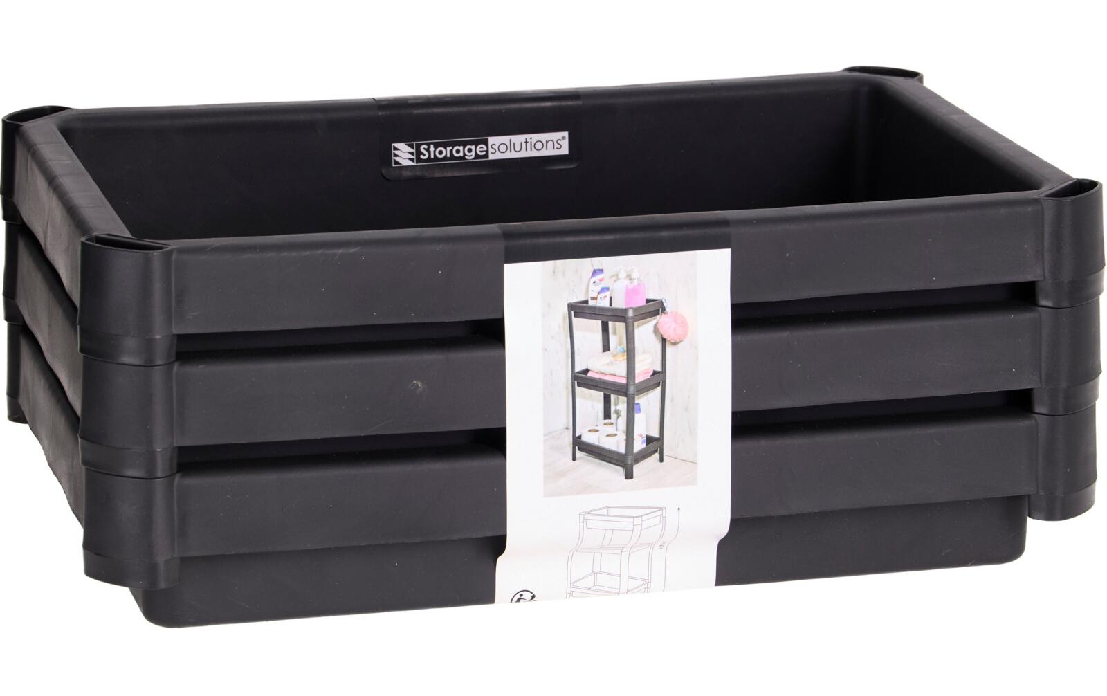 Nize Regal 3-stufig, Schwarz Nize Regal 3-stufig, Schwarz