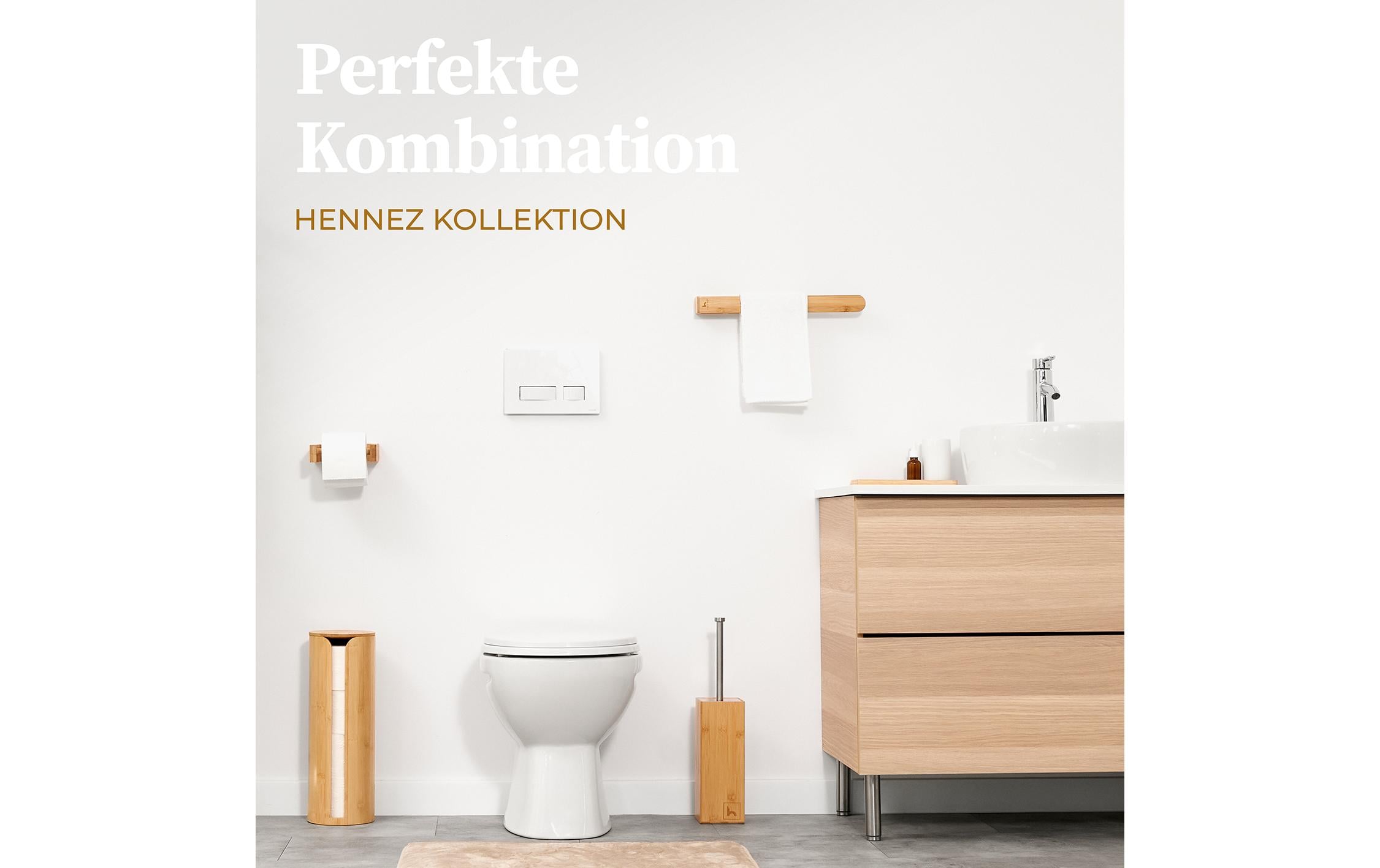 Hennez Handtuchhalter Max 39 cm, Natural