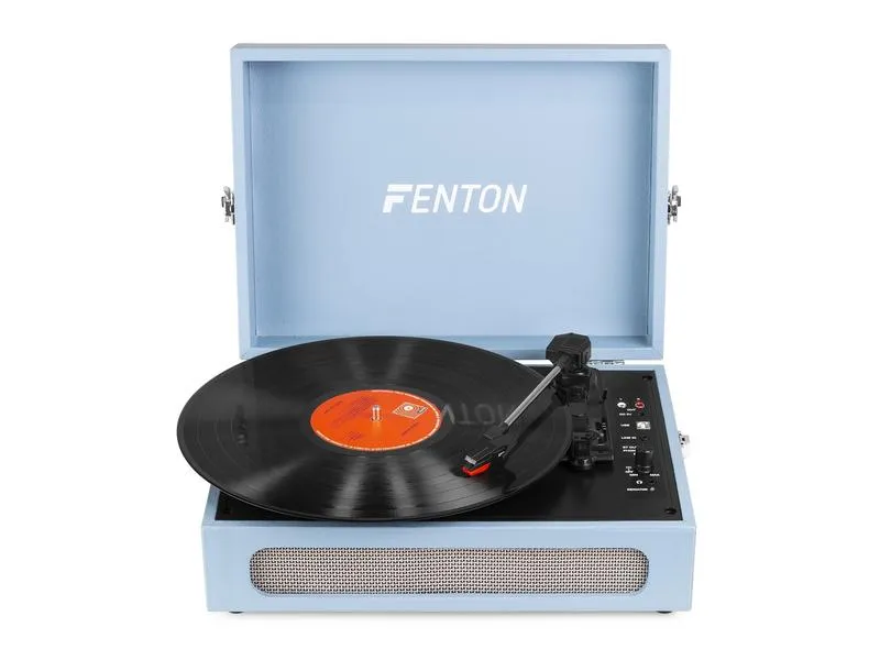 Fenton Plattenspieler mit Bluetooth RP118E Blau Fenton Plattenspieler mit Bluetooth RP118E Blau