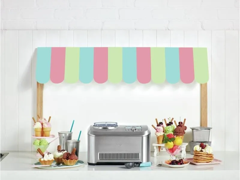 Sage Glacemaschine Smart Scoop 1 l, Silber