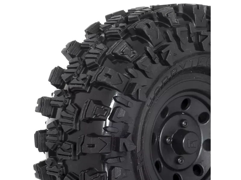 Hobbytech Kompletträder Climber 121/45 mm 1.9 Schwarz, 1 Paar