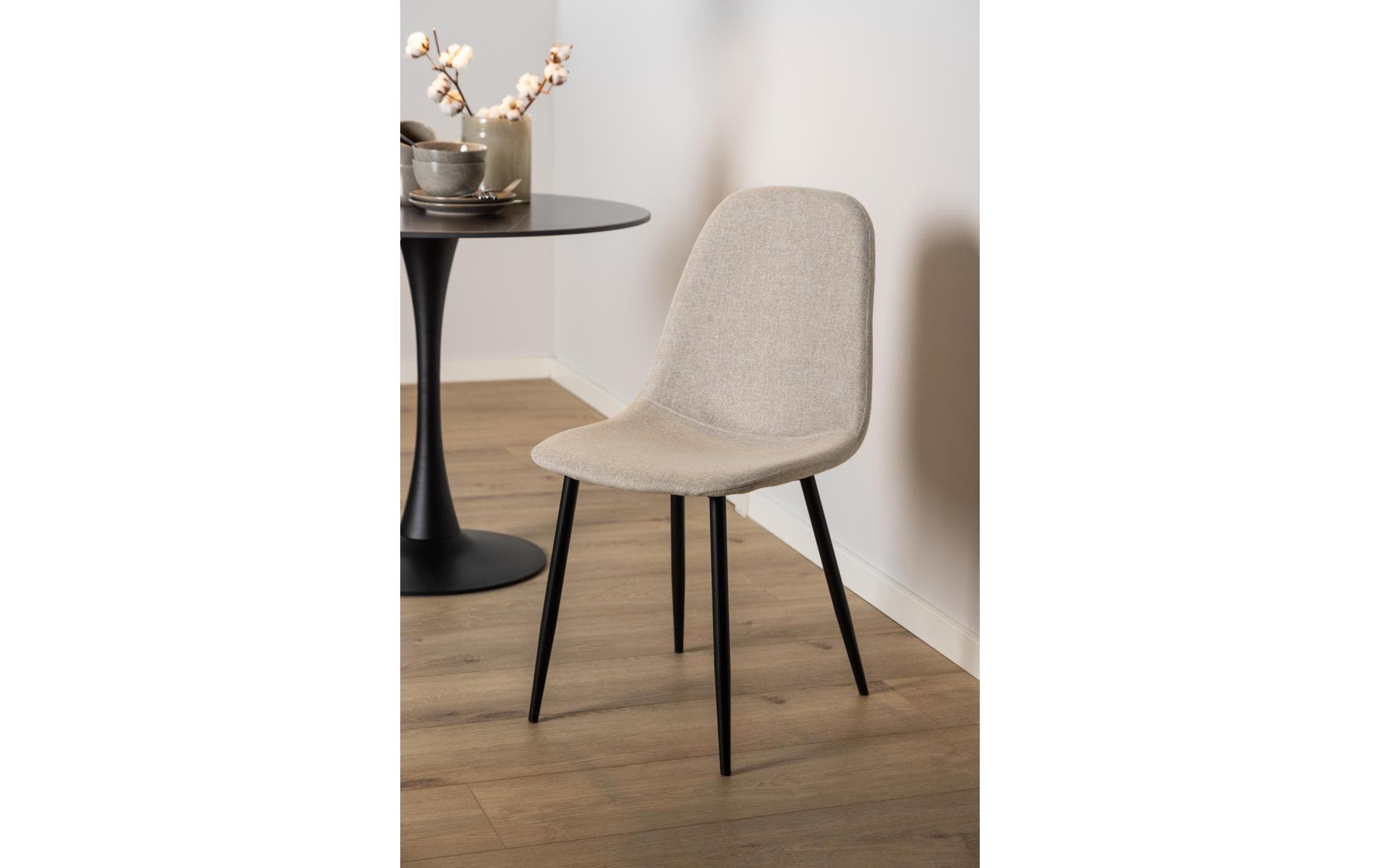 AC Design Stuhl Celia 4 Stück, Beige