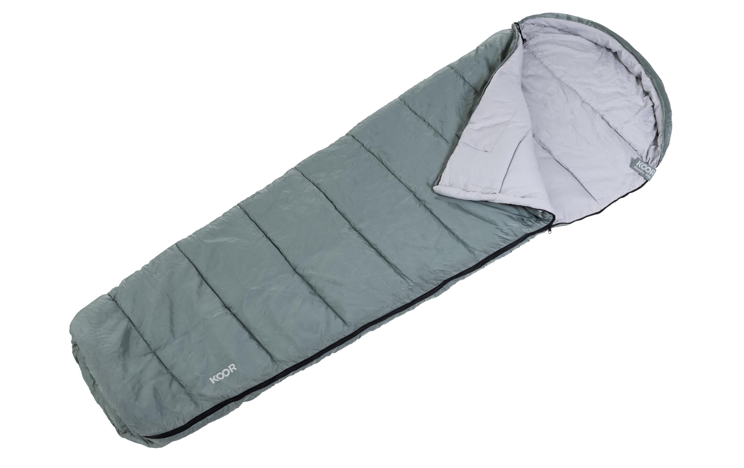 KOOR Schlafsack Baaba 950 Grau 80 x 220 cm KOOR Schlafsack Baaba 950 Grau 80 x 220 cm