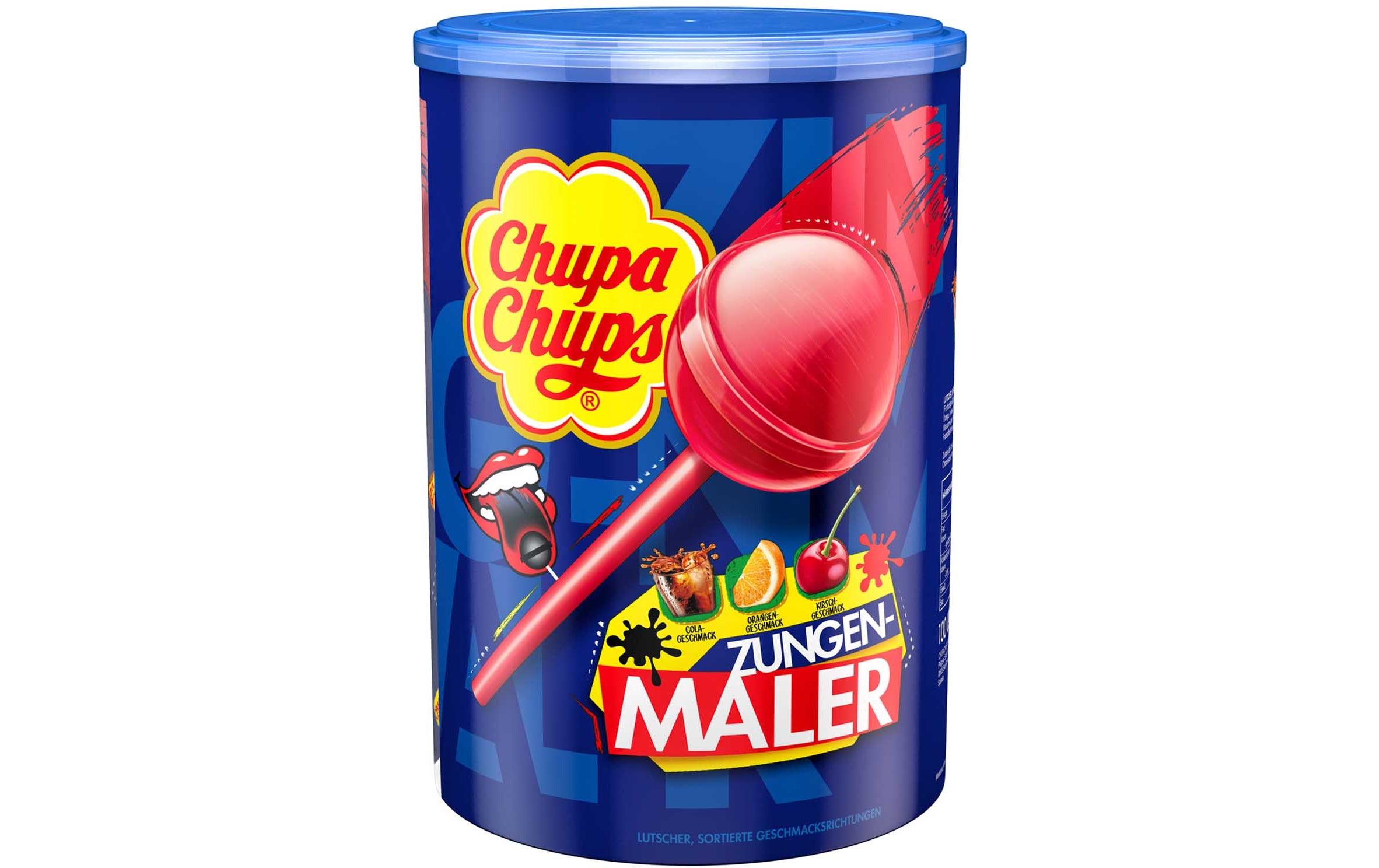 Chupa Chups Lutscherdose Zungenmaler 100 Stück