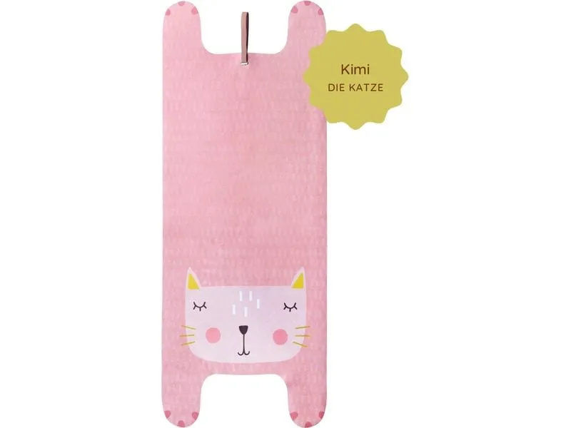 Yogitier Kimmi die Katze Naturkautschuk Mikrofaser Rosa 155 x 60 cm Yogitier Kimmi die Katze Naturkautschuk Mikrofaser Rosa 155 x 60 cm