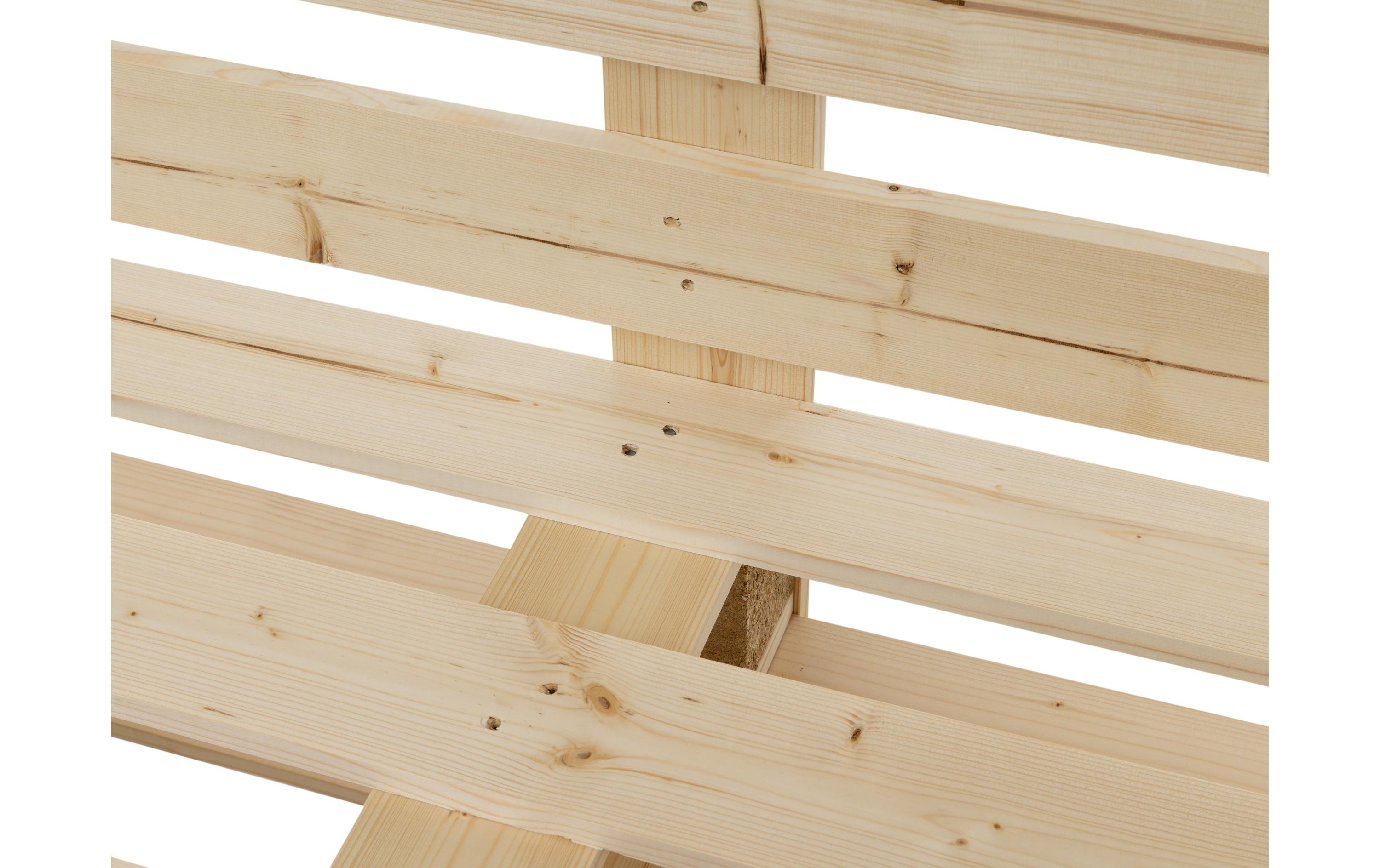 COCON Palettensofa Nature, 120 x 50/86 x 80