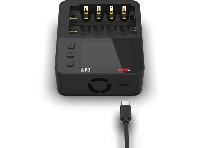ISDT Ladegerät C4 EVO Smart Charger für Rundzellen ISDT Ladegerät C4 EVO Smart Charger für Rundzellen