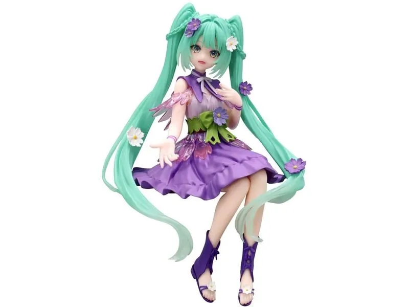 FuRyuu Figur Noodle Stopper Hatsune Miku Flower Fairy Cosmos Purple
