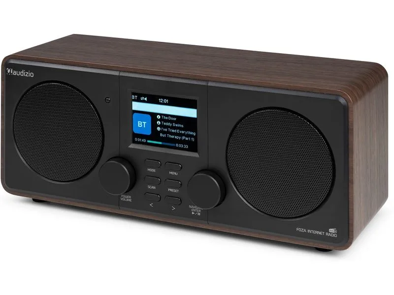 Audizio DAB+ Radio Foza Braun/Schwarz Audizio DAB+ Radio Foza Braun/Schwarz