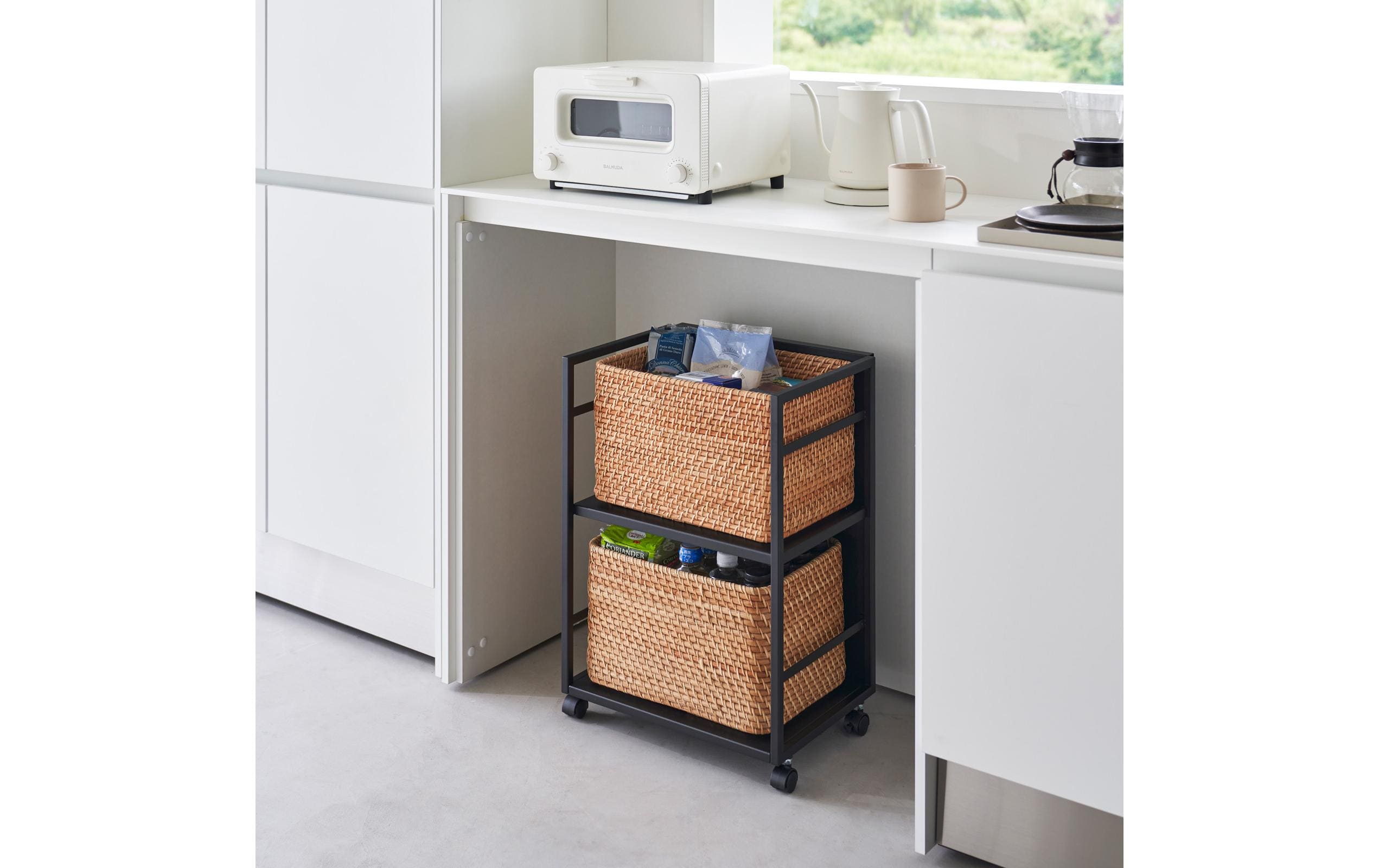 Yamazaki Servierwagen Tower Schwarz