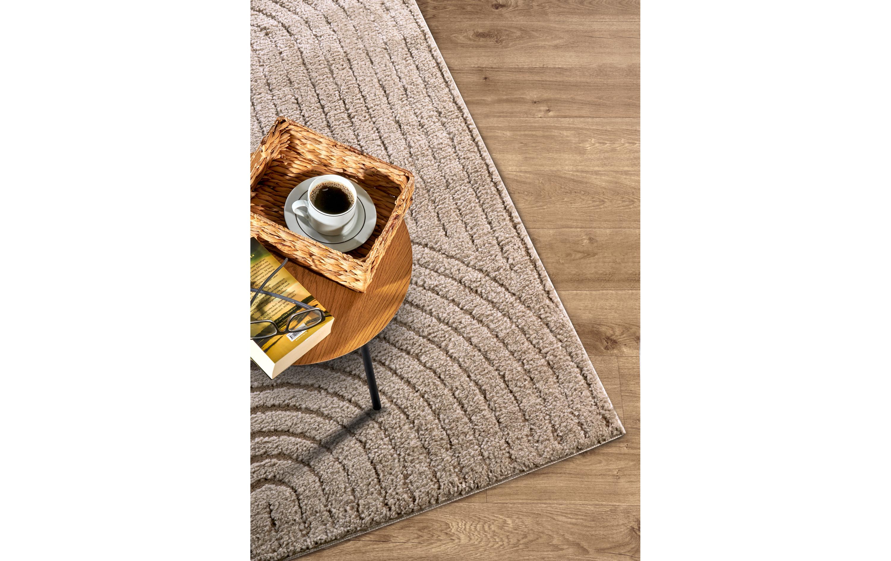 Elle Decoration Teppich Panglao 120 cm x 170 cm, Taupe