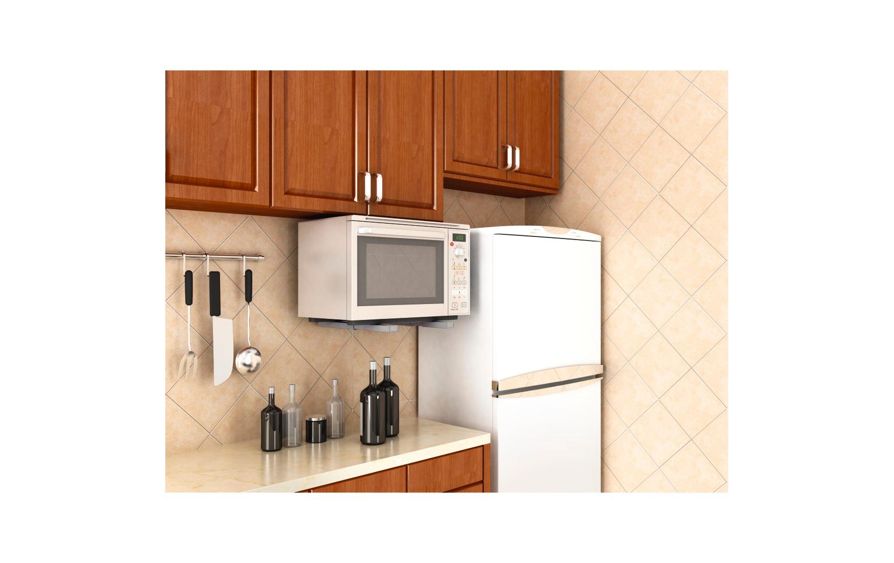 Xavax Mikrowellenhalterung 110931 Silber