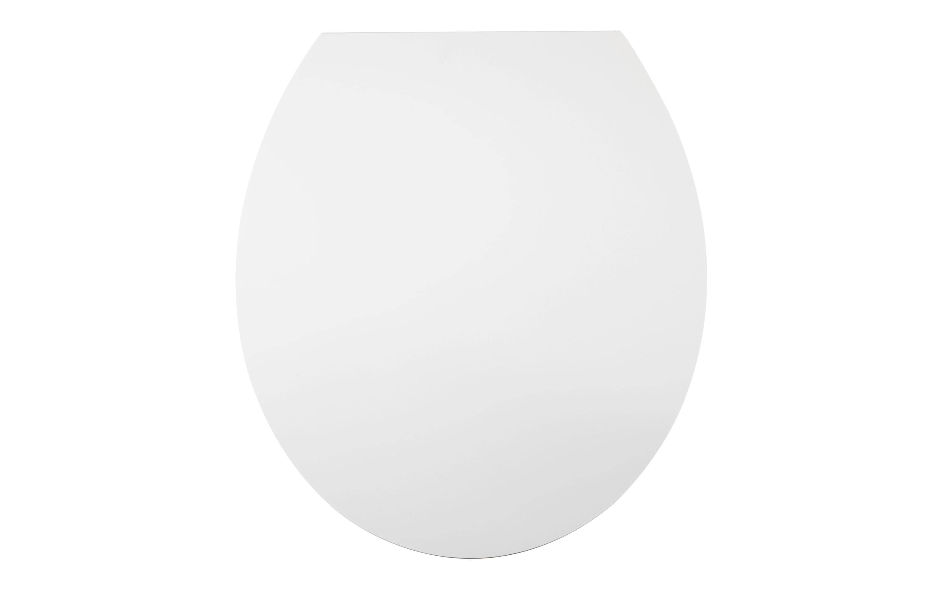 diaqua® Toilettensitz Hollywood White Absenkautomatik, Weiss