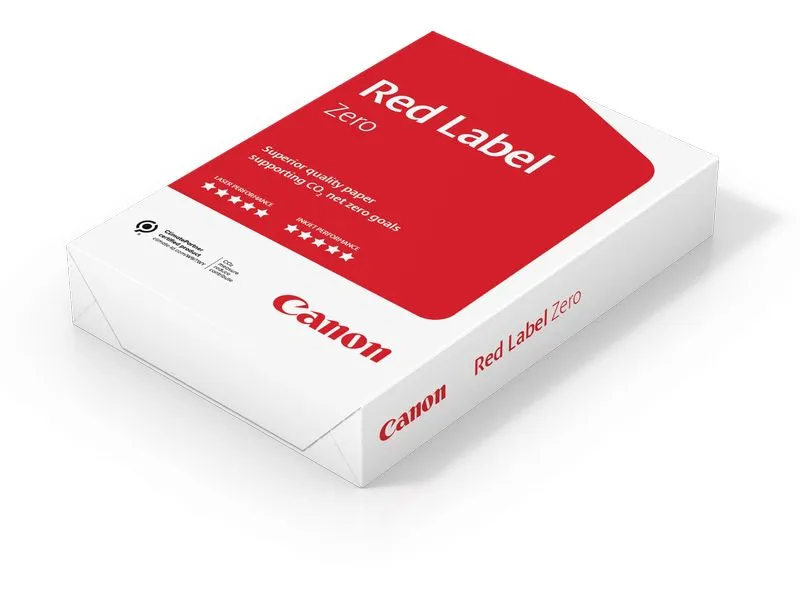 Canon Druckerpapier Red Label Zero A4, Weiss, 80 g/m², 2500 Blatt Canon Druckerpapier Red Label Zero A4, Weiss, 80 g/m², 2500 Blatt
