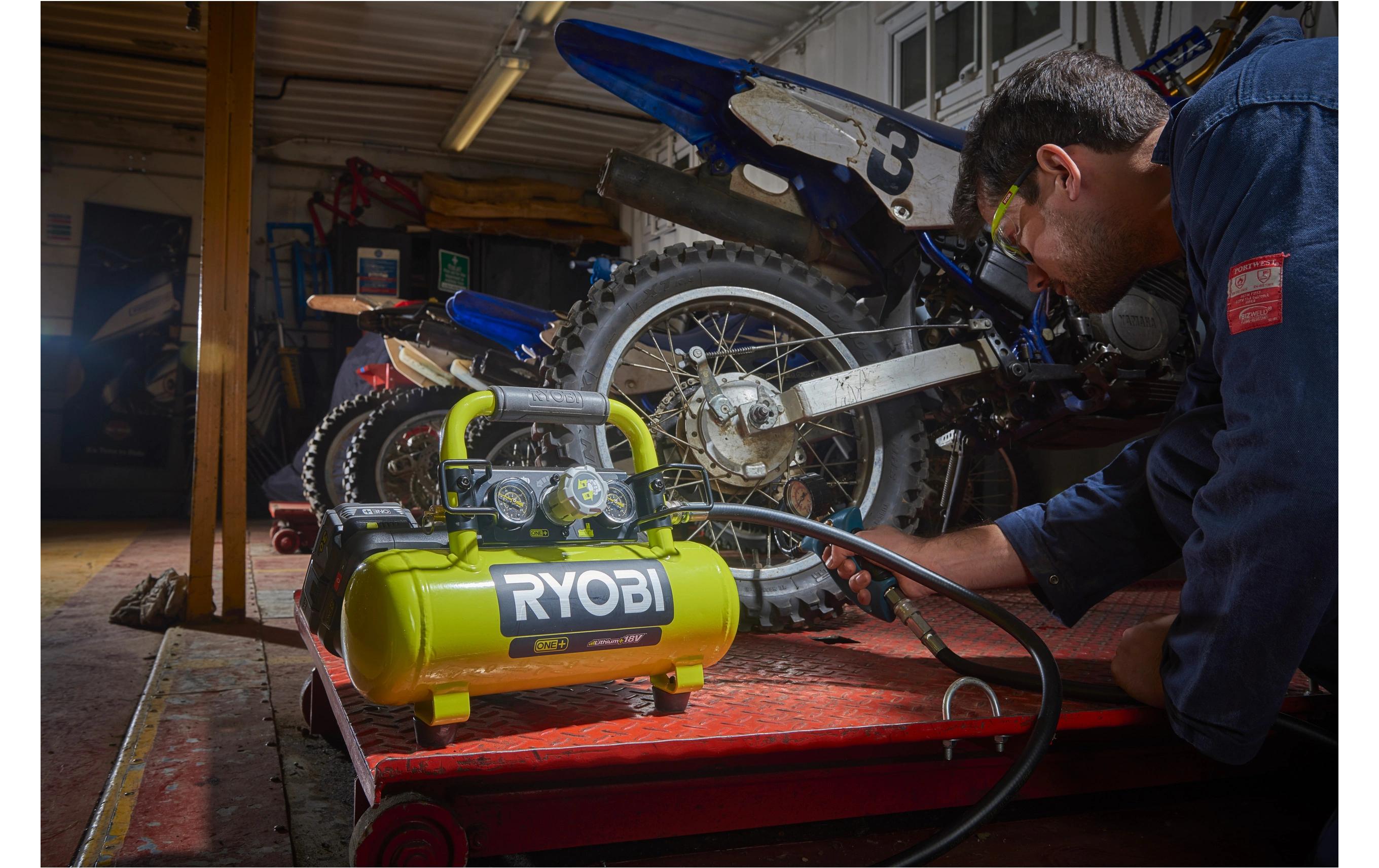 Ryobi Werkstatt Akku-Kompressor R18AC-0