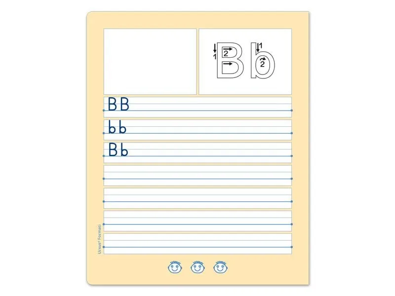 Formati Schulheft Druckschrift B.1, 19.5 x 24 cm, Liniert Formati Schulheft Druckschrift B.1, 19.5 x 24 cm, Liniert