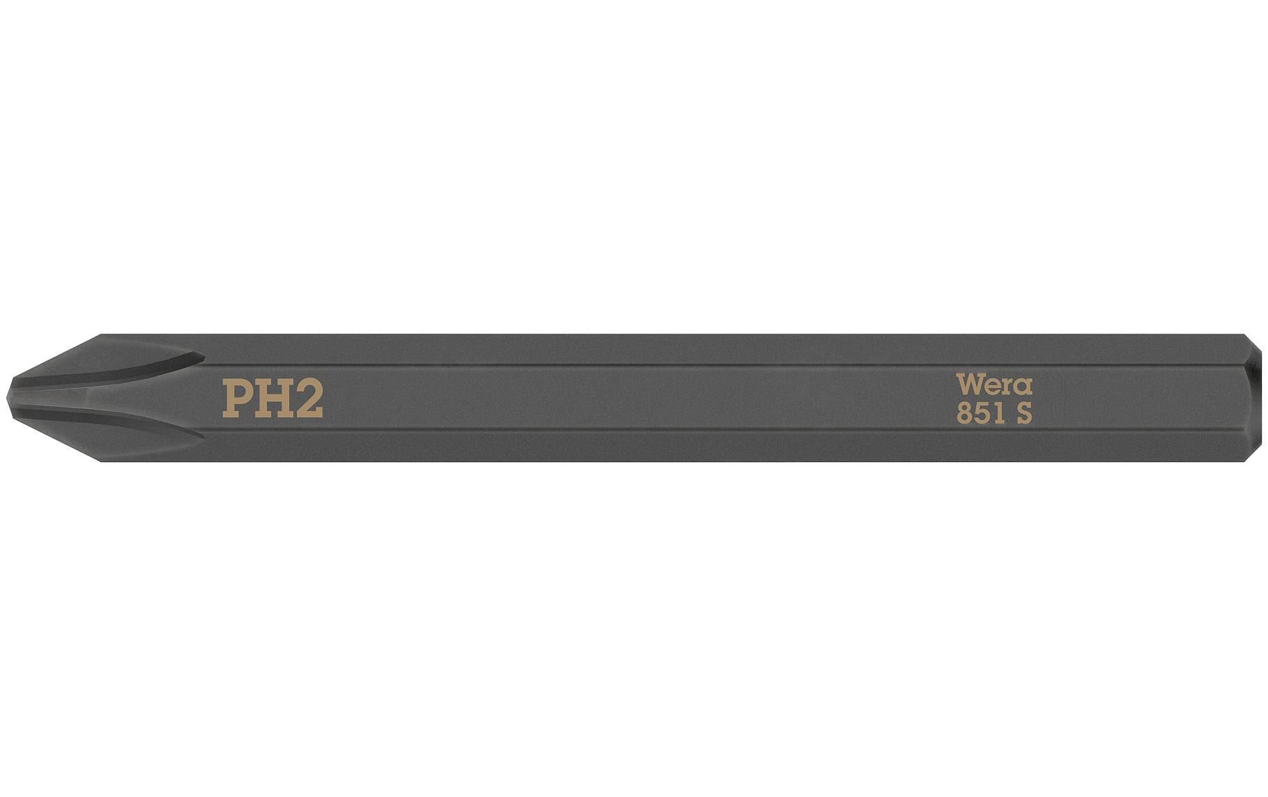 Wera Bit 851 S Kreuzschlitz Phillips PH2, 1-teilig