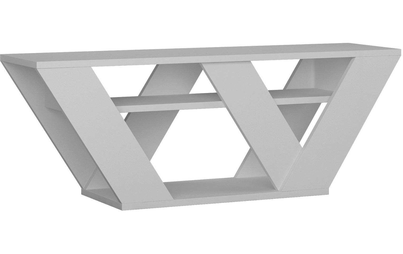 Woody Fashion TV-Möbel Pipralla 110 x 30 cm, Weiss