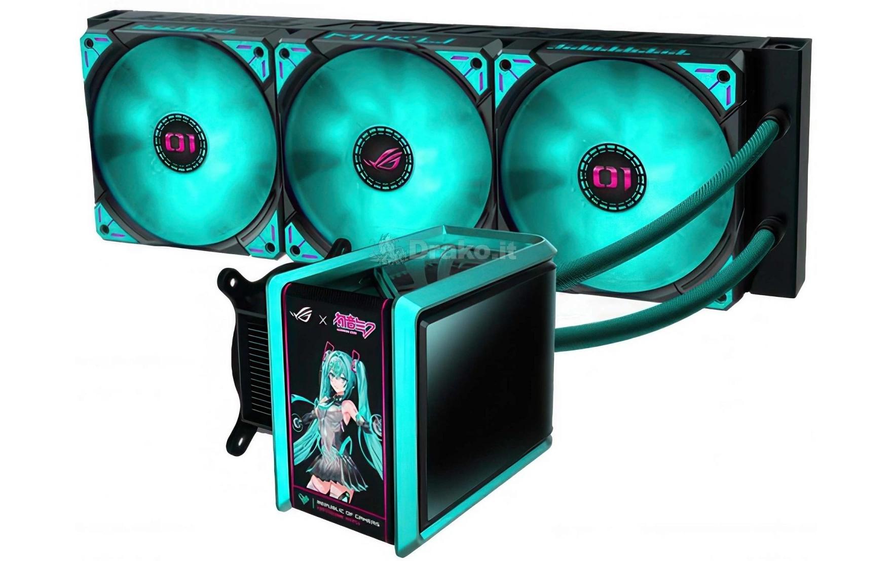 ASUS ROG Wasserkühlung ROG RYUO IV 360 ARGB Hatsune Miku Edition