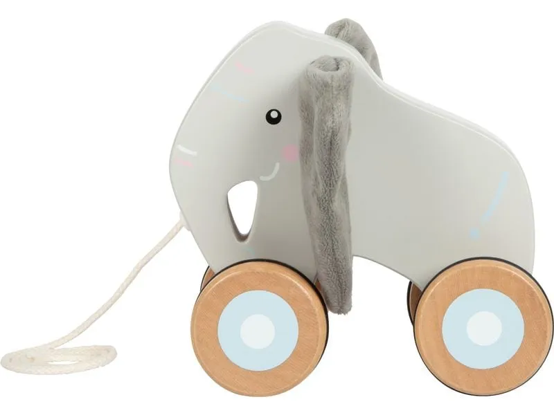 small foot Nachziehspielzeug Nachziehtier Elefant mit Knisterohren small foot Nachziehspielzeug Nachziehtier Elefant mit Knisterohren
