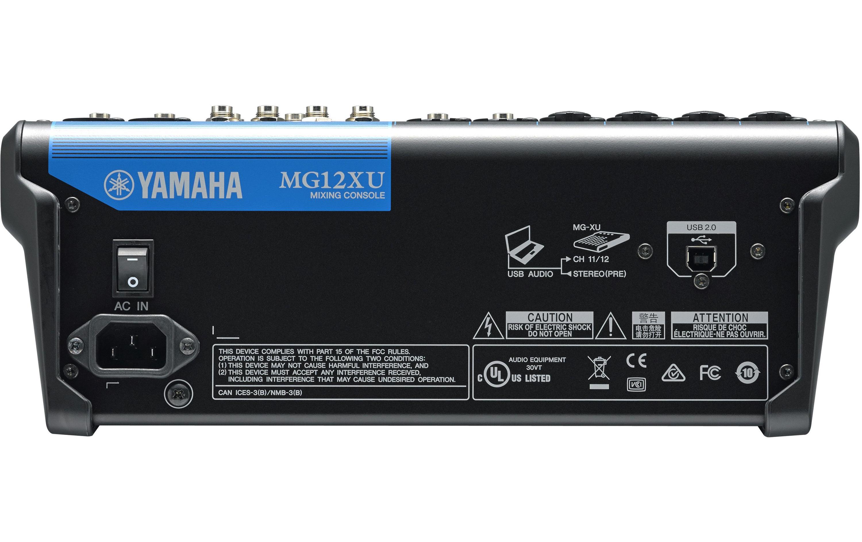 Yamaha Mischpult MG12XU - 12-Kanal, analog
