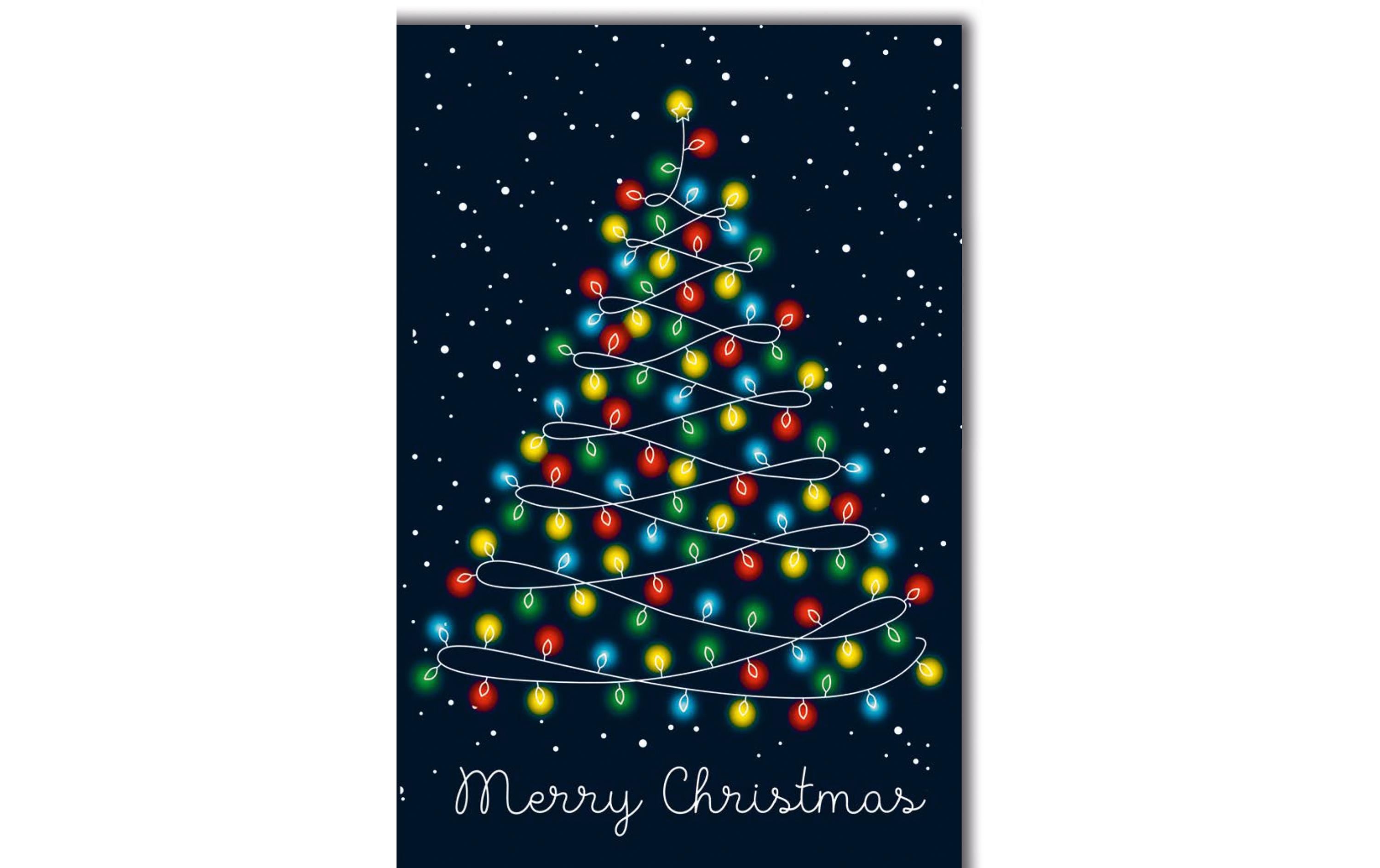 Braun + Company Weihnachtskarte Tannenbaum