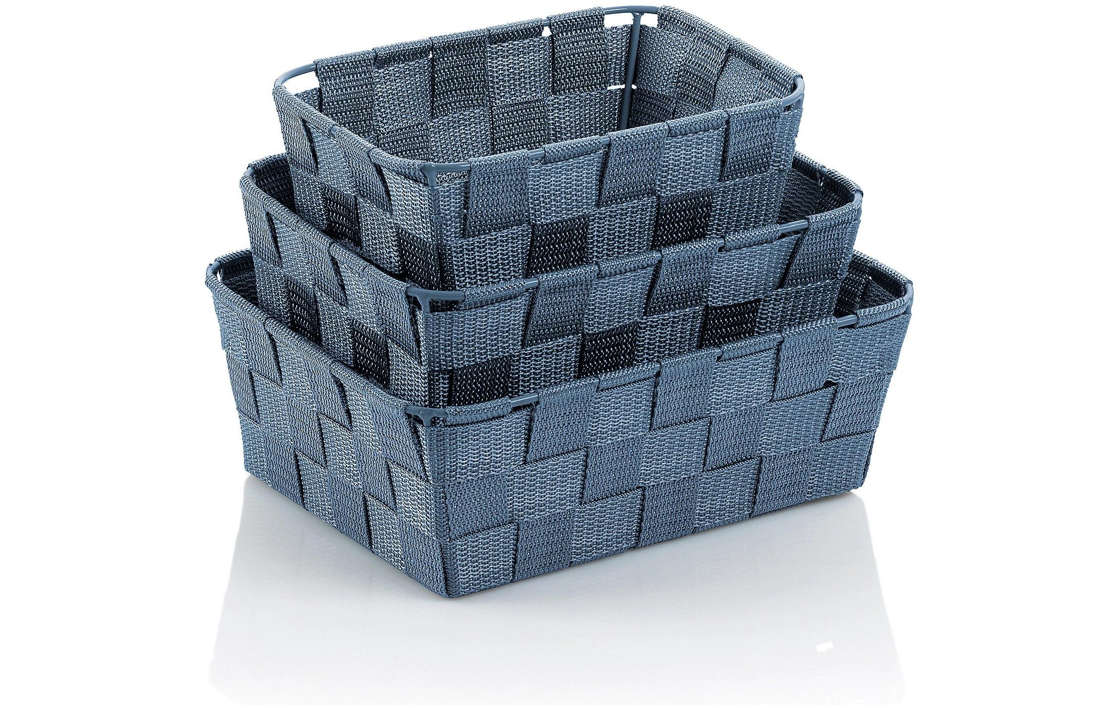 Kela Bad-Utensilienhalter Alvaro 3-teilig, Blau