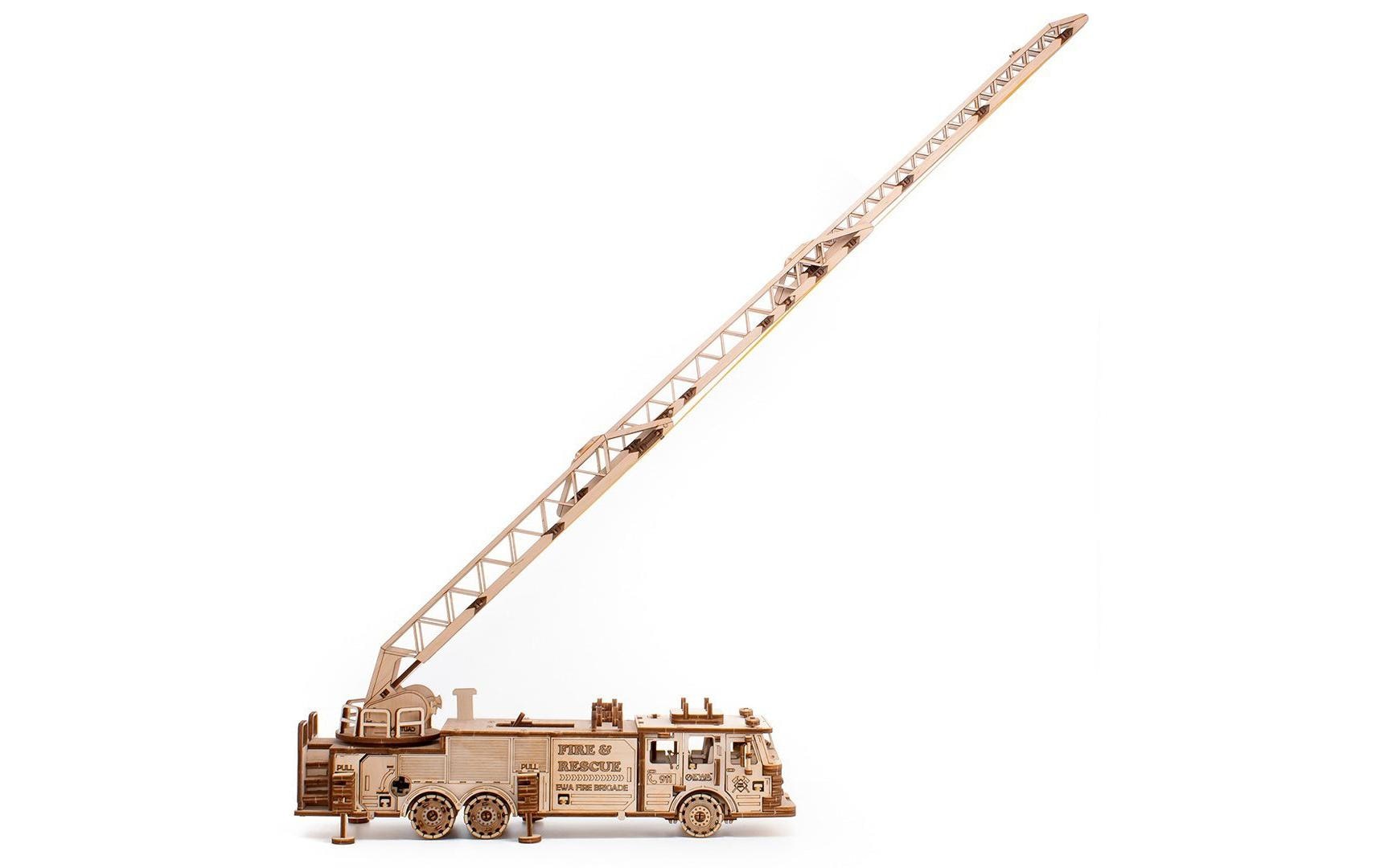 Eco-Wood-Art Bausatz Feuerwehrauto