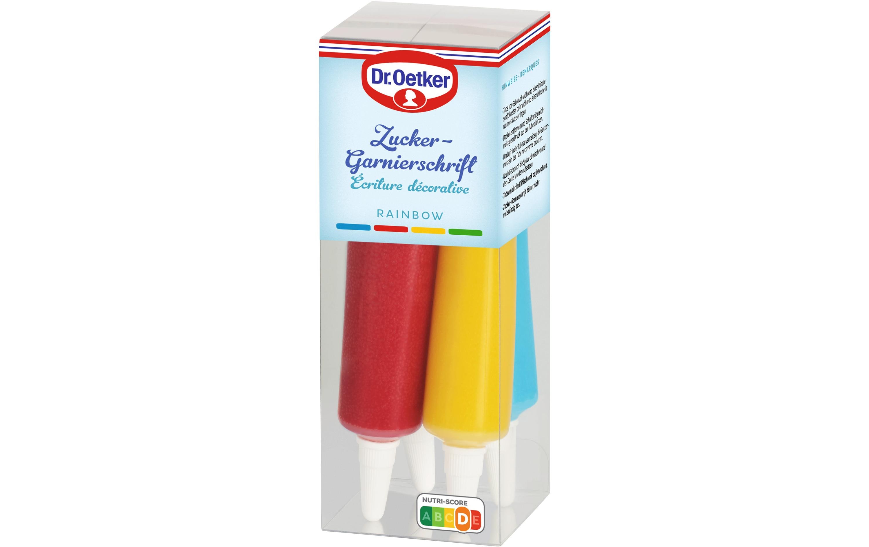 Dr.Oetker Lebensmittelfarbenstifte Rainbow Rot/Gelb/Grün/Blau Dr.Oetker Lebensmittelfarbenstifte Rainbow Rot/Gelb/Grün/Blau