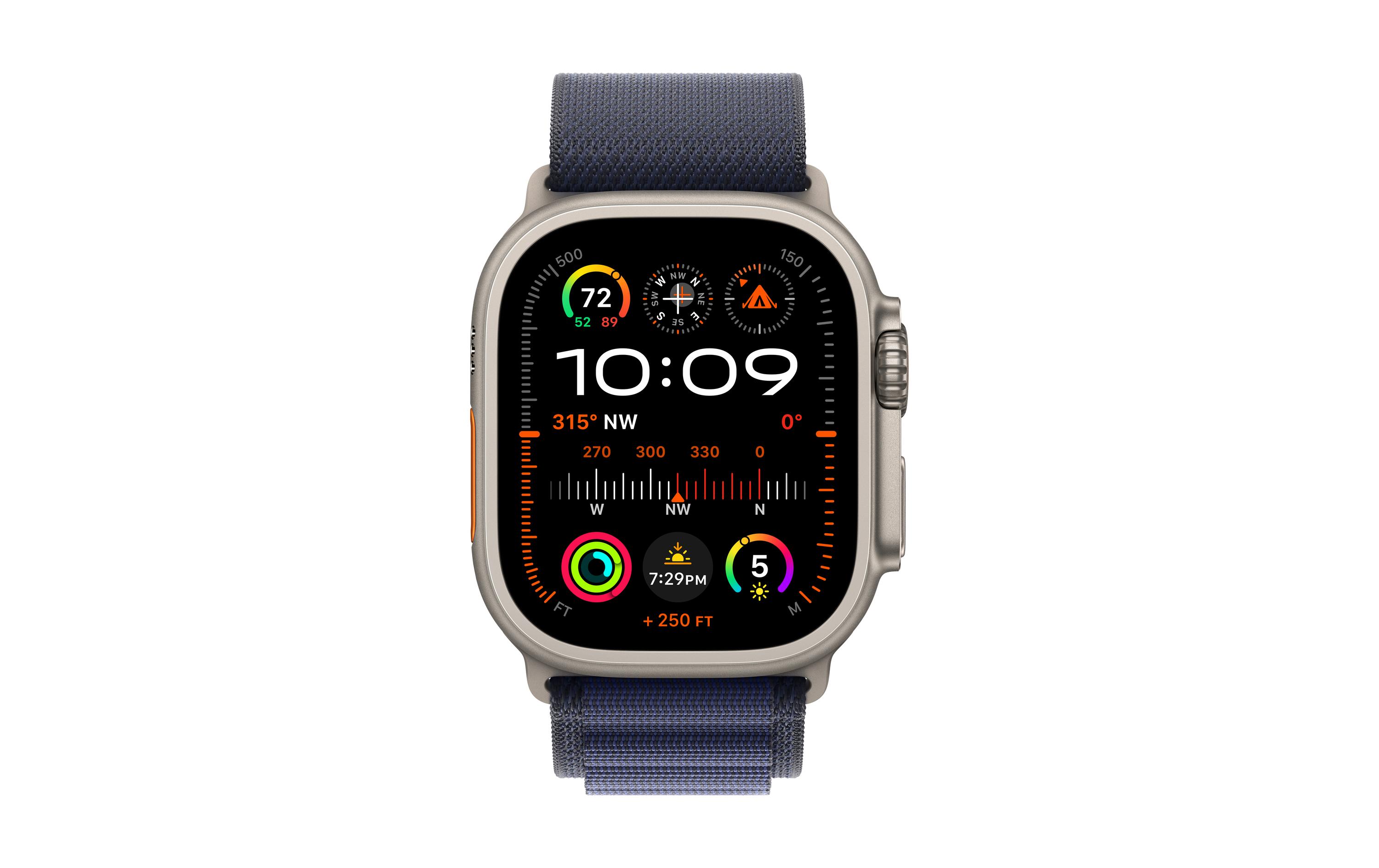 Apple Alpine Loop 49 mm Dunkelblau/Grau L