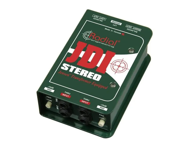 Radial JDI Stereo Passiv, mit Jensen-Übertragern Radial JDI Stereo Passiv, mit Jensen-Übertragern